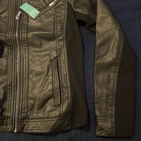 Women’s Maurices Black Faux Leather Jacket - Picture 3 of 5